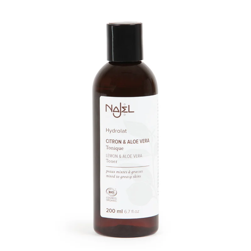 NAJEL COSMOS ORGANIC LEMON & ALOE VERA HYDROLATE