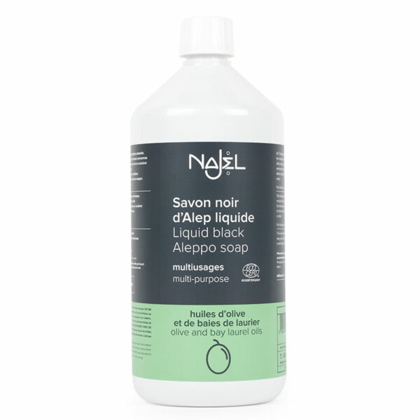 NAJEL NATURAL DETERGENT certified multipurpose BLACK ALEPPO SOAP