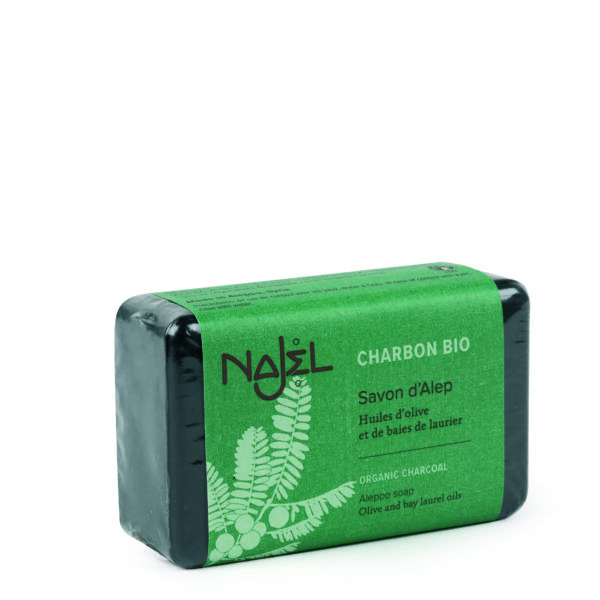 Najel Black Aleppo Soap with organic charcoal