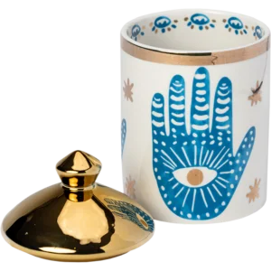 Hamsa Hand Canister