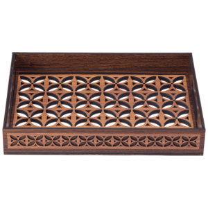 hand made oak wood tray