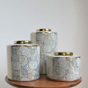 Golden Circle Jar Set