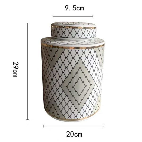 Sima Medium Jar Size L:H40CMXW20CM