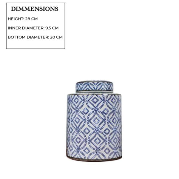 Medium Jar Dimensions: H28cm x W20cm