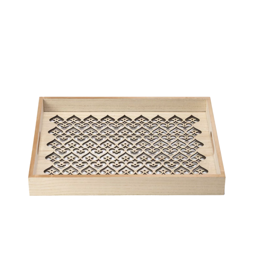 Harmony wood serving tray