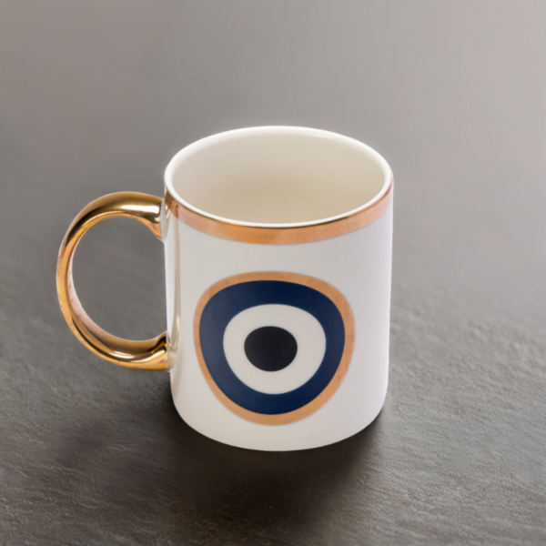 Ceramic Evil Eye Coffee Mug