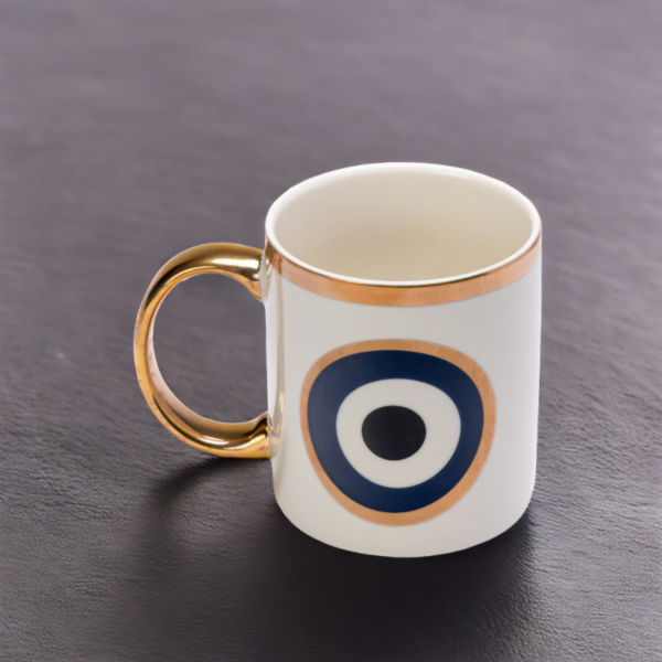 Coffee Mug Ceramic Evil Eye