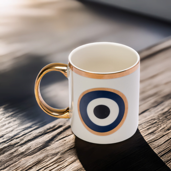 Evil Eye Ceramic Coffee Mug